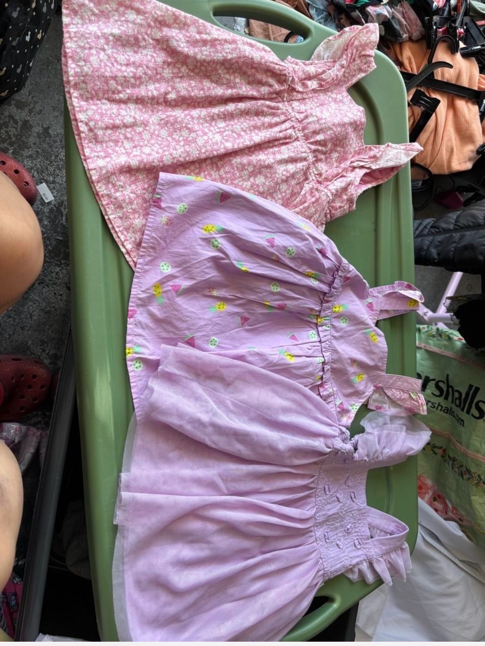 Cat & Jack Pink and Lavender Girls' Sundress 3-Pack